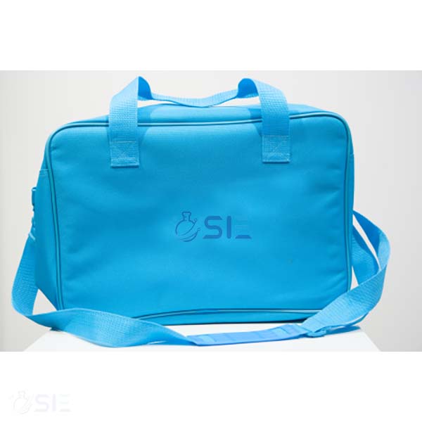 Bag, blue nylon, 280x410x170mm