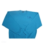 Sweatshirt, blue, poly/cotton,